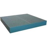 Lekbakken metaal met rooster